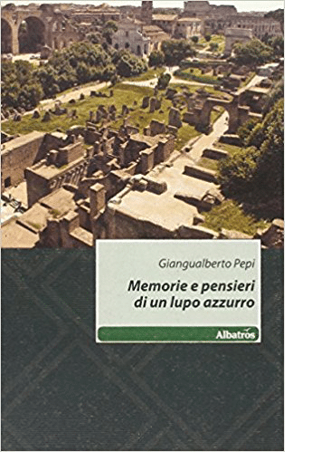 Copertina del libro Memorie e pensieri di un lupo azzurro